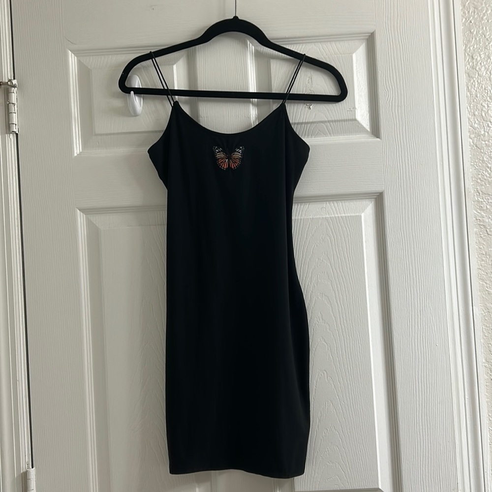 Mini black dress